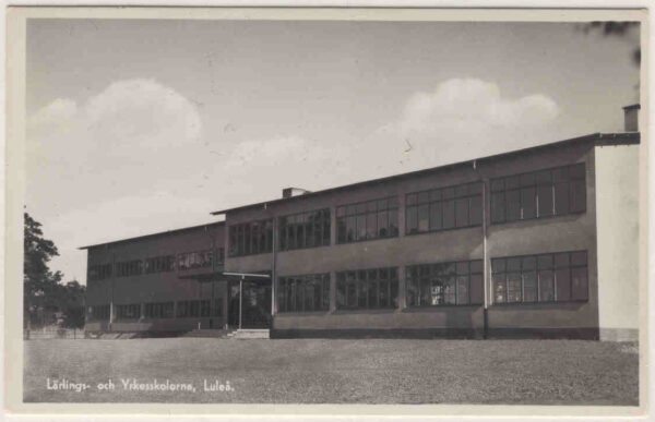 LULEÅ. Lärlings- och Yrkesskolorna, Luleå. Ej postgånget. I mycket gott skick