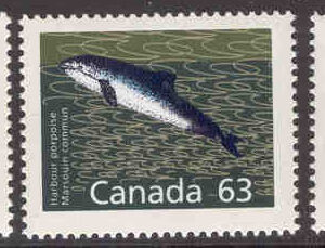 Kanada – M 1214-1216 A Däggdjur, bl a tumlare, 3 kpl**