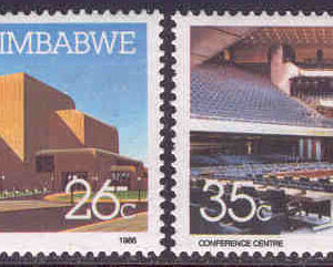 Zimbabwe – M  338-339 Harare Konferenscentrum, 2 kpl **