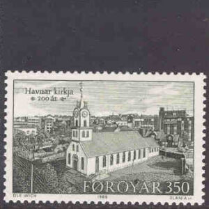 Färöarna – F  181-183 Torshavns kyrka 200 år, 3 kpl**