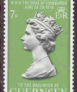Guernsey – M  164 Drottning Elisabeth II`s och Hertigen av Edinburghs besök, 1 kpl**