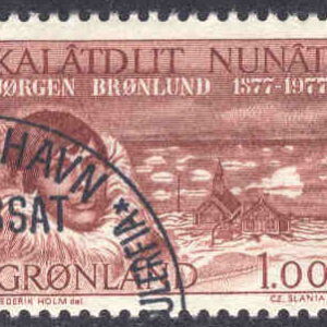 Grönland – F  104 Jörgen Brönlund – Polarfarare, 1 kpl stpl