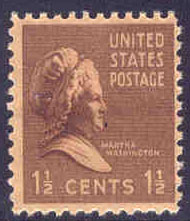 USA – M  412 A Martha Washington, märke**