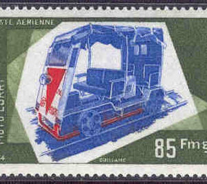Madagaskar – M  713-715 Madagaskars järnvägshistoria, lok, 3 kpl**