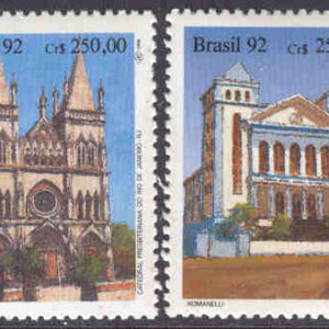 Brasilien – M 2450-2451 Kyrkor, 2 kpl**