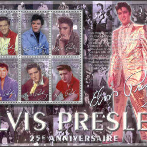 Guinea – M 3770-3775 Elvis Presley död 25 år, miniark **