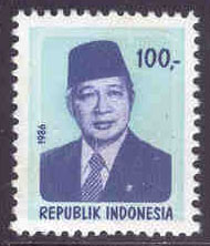 Indonesien – M 1215 President Suharto, märke **