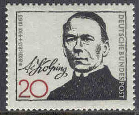 Tyskland – M  477 Adolf Kolping död 100 år, 1 kpl**