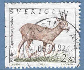 F 1718 God stämpel KARLSTAD 1 AVG 06.10.92