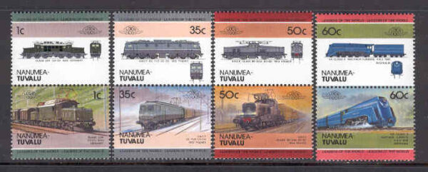 Nanumea Tuvalu - M   29-36 Lokomotiv, 8 kpl**