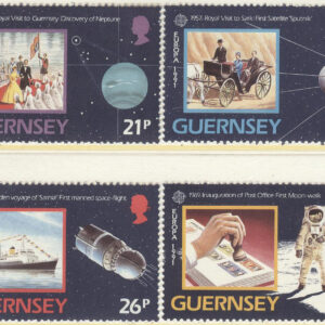 Guernsey – M  518-521 Europa CEPT 1991 Europa i rymden, 4 kpl **