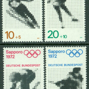 Tyskland – M  680-683 OS i Sapporo & München 1972, 4 kpl **