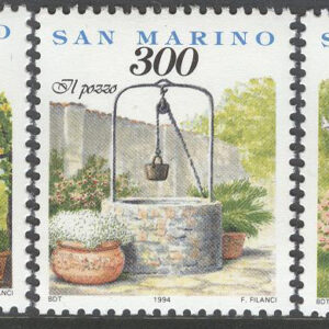 San Marino – M 1570-1574 Trädgårdar med utsmyckning, serie 5 kpl **