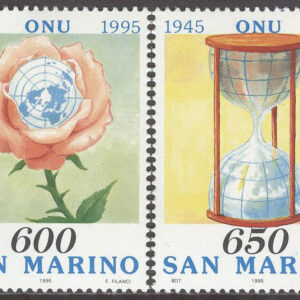 San Marino – M 1603-1606 FN 50 år, serie 4 kpl **
