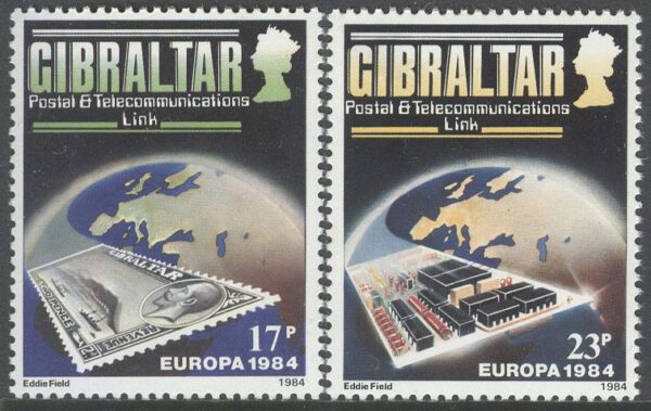 Gibraltar - M  475-476 Europa CEPT 1984 CEPT 25 år, 2 kpl **