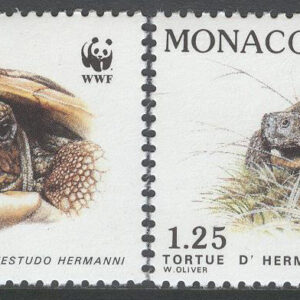 Monaco – M 2046-2049 Havsdjur – Grekisk Sköldpadda – Naturskydd – WWF, 4 kpl **