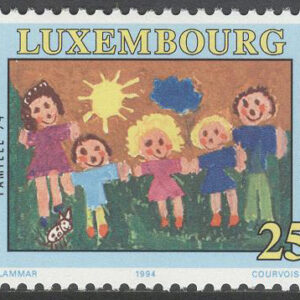 Luxemburg – M 1344 Internationella familjeåret 1994, märke kpl **
