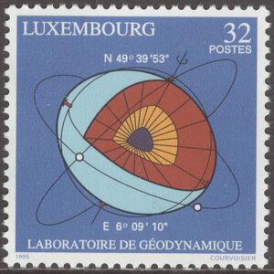 Luxemburg – M 1371 Centrum för Geodynamik & Seismologi, märke kpl **