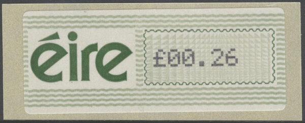 Irland - M A    3 Automatmärke, märke kpl  **