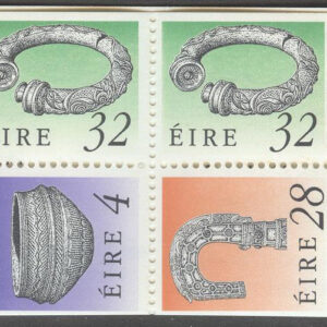 Irland – M  704 mfl Häfte 18 med Konstskatter 5 st Frimärken + Zf **