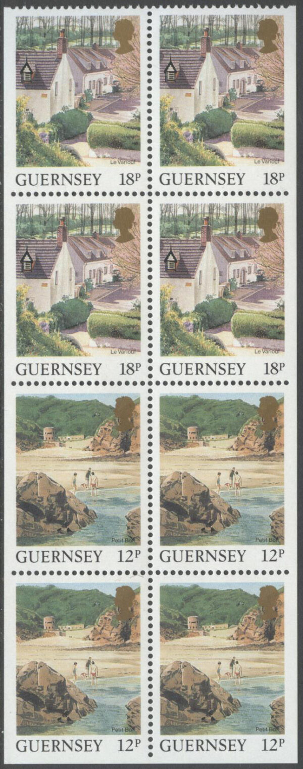 Guernsey - M  413 D, 448 D Vyer, Häftes Block 8 kpl **
