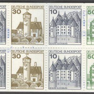 Tyskland – M  913-914, 1038 HBL 27 I Byggnader, Häfte kpl **
