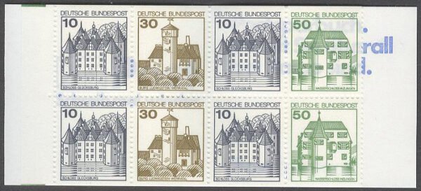 Tyskland - M  913-914, 1038 HBL 27 I Byggnader, Häfte kpl **