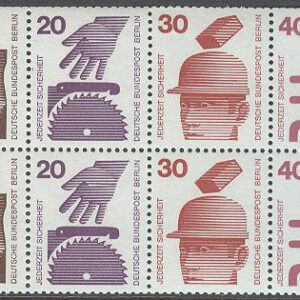 Berlin – M  403-404, 406-407 C, D Olycksfallsförebyggande, HBL kpl **