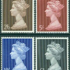 England – M  507-510 Drottning Elisabeth II, serie 4 kpl **