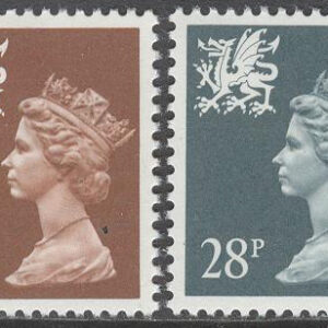 Wales – M   60-63 C Drottning Elisabeth II, serie 4 kpl **