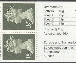 England – M  562 C,102 CI, 1003 C Drottning Elisabeth II, 4 frimärken i Häfte kpl **
