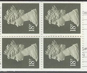 England – M 1002 DI, 1003 DI-Dr Drottning Elisabeth II, 6 frimärken i Häfte kpl **