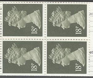 England – M 1002 CI, 1003 C Drottning Elisabeth II, 6 frimärken i Häfte kpl **
