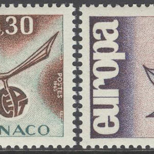 Monaco – M  810-811 Europa CEPT 1965, 2 kpl **