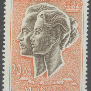 Monaco – M 1021 Fürstenparet, 1 kpl **