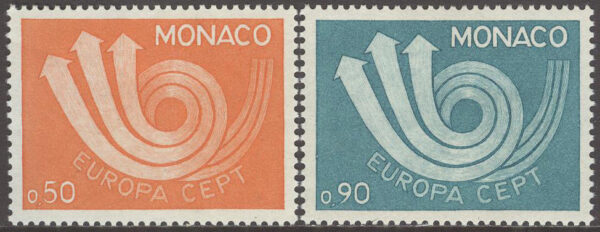 Monaco - M 1073-1074 Europa CEPT 1973, 2 kpl **