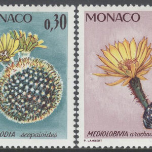Monaco – M 1154-1159 Sällsynta Växter och Blommor, serie 6 kpl **