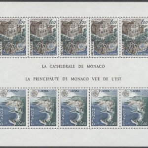 Monaco – M BL  12 Europa CEPT 1978 Landskap, Block **