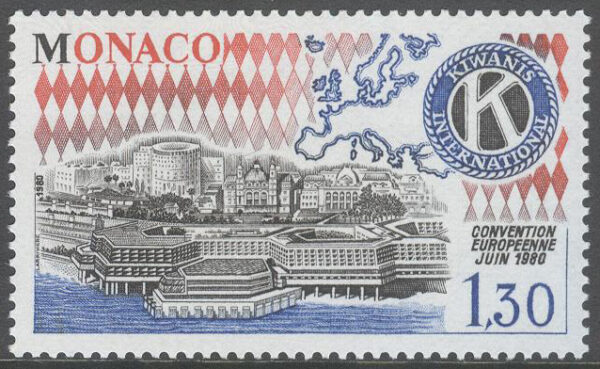 Monaco - M 1426 Kongress för Kiwanis International (Europa), 1 kpl **