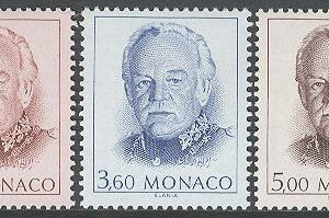 Monaco – M 1911-1915 Fürst Rainier III, serie 5 kpl **