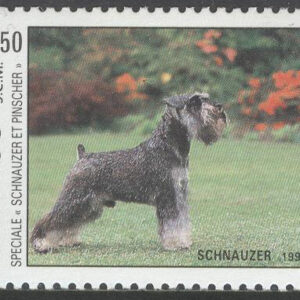 Monaco – M 2001 Internationell hundutställning 1991. Schnauzer, 1 kpl **