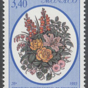Monaco – M 2113 Internat tävling i Blombinderi – Blommor, 1 kpl **