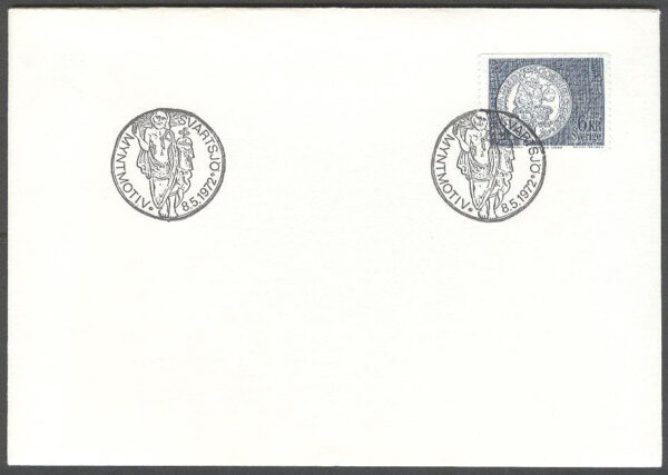 Sverige - FDC 1972-05-08 - Myntmotiv, 1 kpl