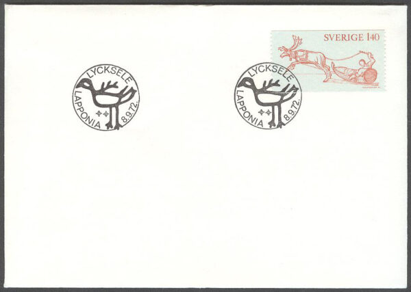 Sverige - FDC 1972-09-08 - Lapponia, 1 kpl
