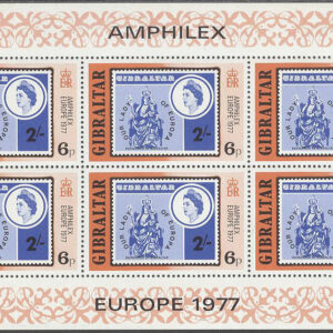 Gibraltar – M  364-366 x 6  Int. Frim.utst. AMPHILEX 77, 3 st Miniark kpl **