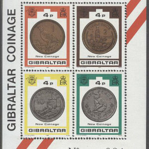 Gibraltar – M BL  13 Nya Mynt 1988, Block **