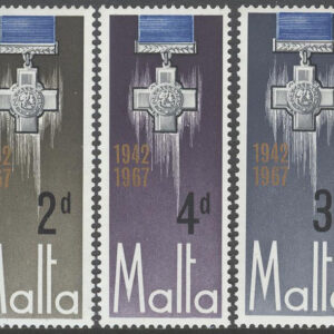 Malta – M  350-352 Utdelning av Georgskorset till Malta 25 år, 3 kpl **