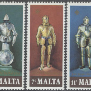 Malta – M  542-544 Riddarrustningar, 3 kpl **