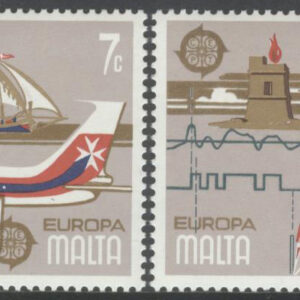 Malta – M  594-595 Europa CEPT 1979 Posthistoria, serie 2 kpl **