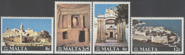Malta - M  610-613 Restaurering av Byggnadsverk bla Fort St. Elmo, serie 4 kpl **